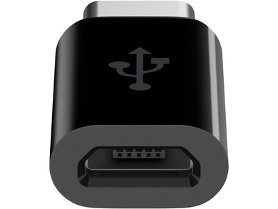 Belkin USB-C to Micro USB Adapter, Male to Female (F2CU058BTBLK)