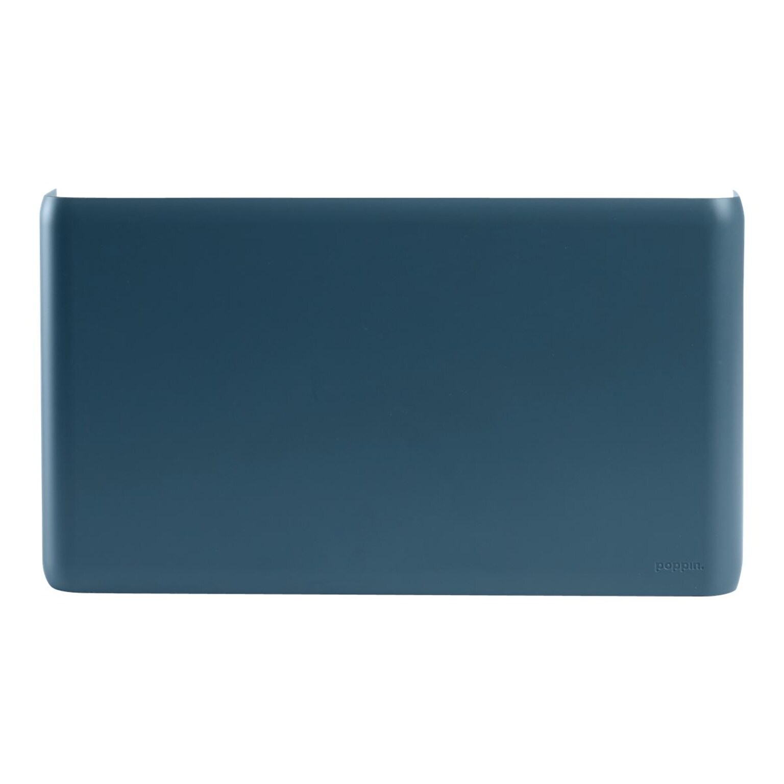 Poppin 1-Pocket Plastic Letter Size Wall File, Slate Blue (105093)