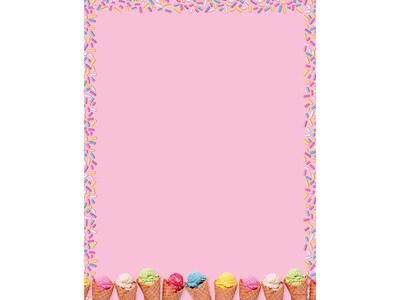 Great Papers! Scoops Everyday Letterhead, Multicolor, 80/Pack (2019072)