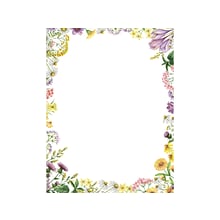 Great Papers! Flower Meadows Everyday Letterhead, Multicolor, 80/Pack (2019077)