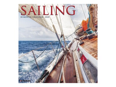 2020 Willow Creek 12 x 12 Wall Calendar, Sailing, Multicolor (07716)
