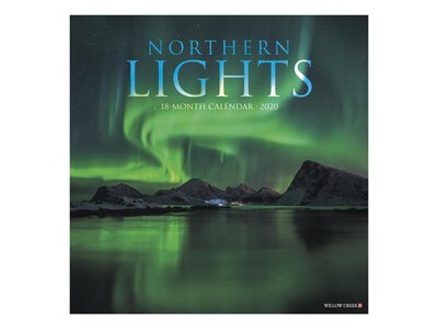 2020 Willow Creek 12 x 12 Wall Calendar, Northern Lights, Multicolor (07297)