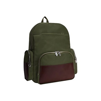 McKlein N Series CUMBERLAND Laptop Backpack, Solid, Green (18361)