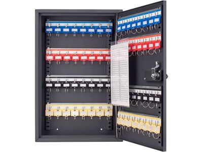 Barska 64 Key Combination Cabinet, Black (CB13264)