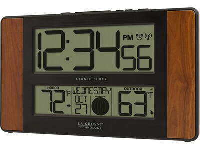 La Crosse Technology Wall/Table Clock, 6.61 x 11.1 x 1.14 (513-1417CH-INT)