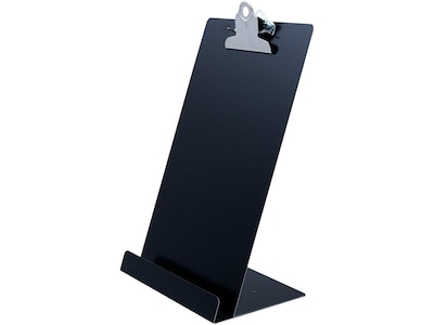 Saunders Aluminum Clipboard/Tablet Stand, Memo Size, Black (22530)