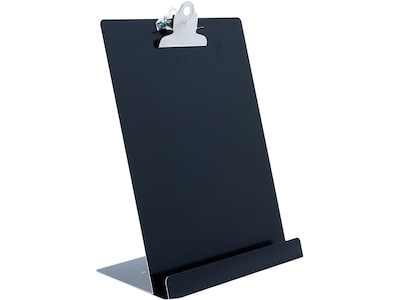 Saunders Recycled Aluminum Clipboard/Tablet Stand, Letter Size, Black (22521)