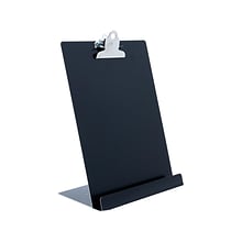 Saunders Aluminum Clipboard/Tablet Stand, Letter Size, Black (22521)