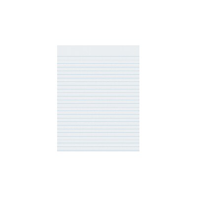 Pacon® Essay and Composition Paper 8-1/2 x 11, 3/8 Wide Ruled Paper, White, 500 Sheets/Pk