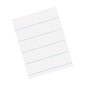 Pacon® Essay and Composition Paper 8-1/2" x 11", 3/8" Wide Ruled Paper, White, 500 Sheets/Pk