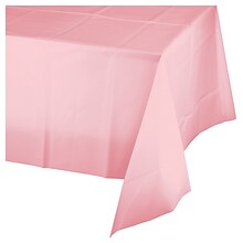 Celebrations Plastic Tablecloth, Classic Pink (913274)