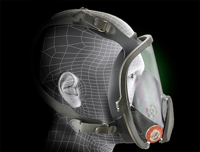 3M™ Full Facepiece Reusable Respirator 6800, Medium