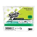 Scotch-Brite™ Power Sponge 3000CC, 2.8 x 4.5 x 0.6, 5/Pack