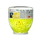 3M™ E-A-Rsoft™ Yellow Neons™ One Touch™ Refill Earplugs, Uncorded, Regular Size, 500/Box (391-1004)