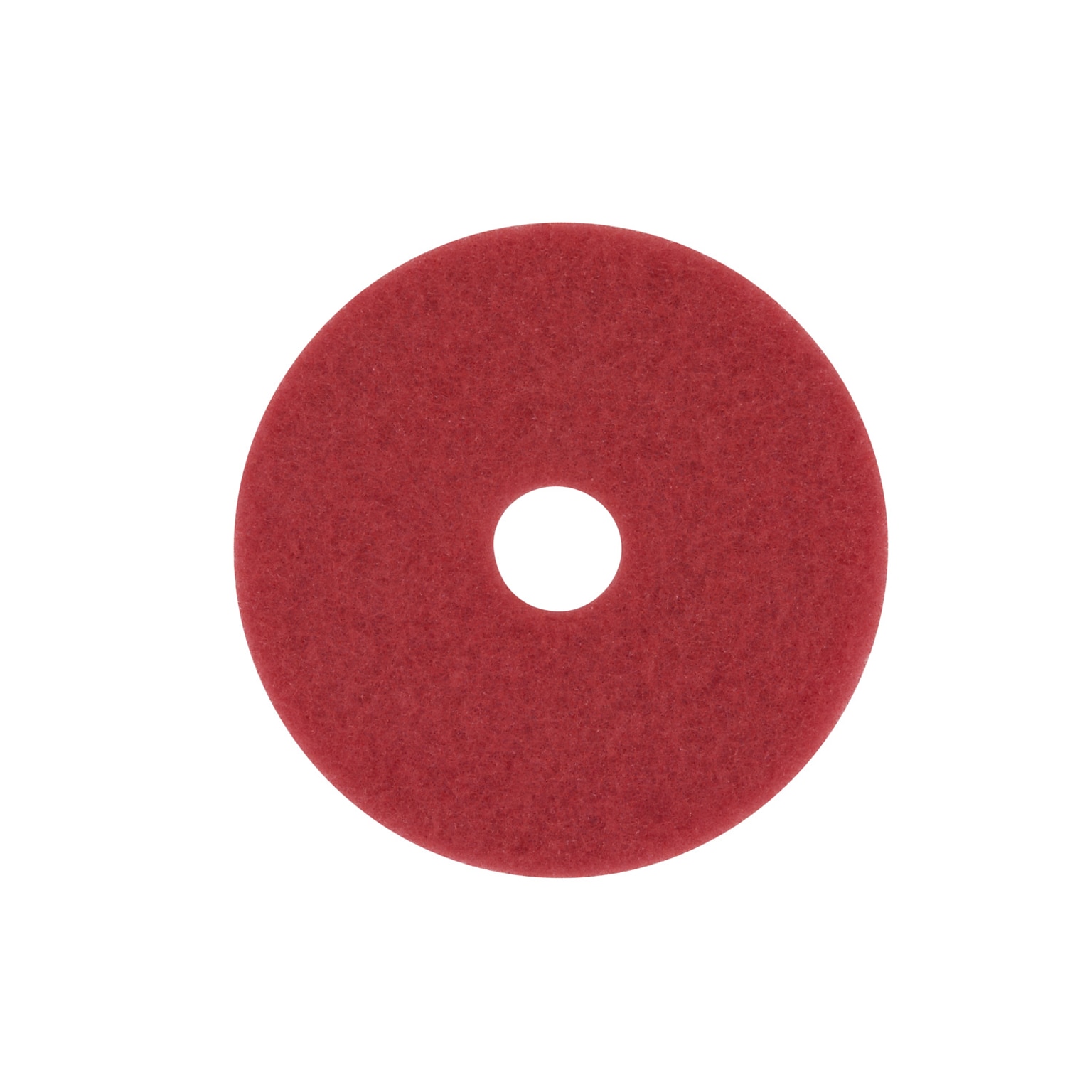 3M Low-Speed Floor Pad, Buffing Pad 5100, Red, 15, 5/Ct