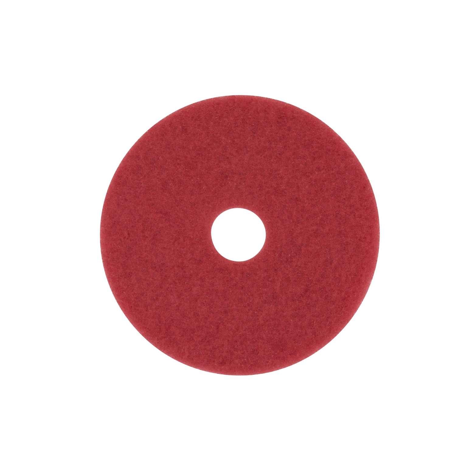 3M Buffing Floor Pad, Red, 5/Carton (510012)