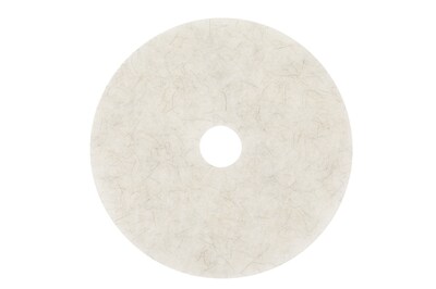 3M 19 Burnish Floor Pad, White, 5/Carton (330019)