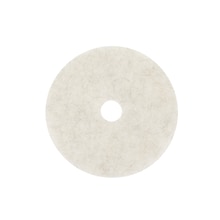 3M 19 Burnish Floor Pad, White, 5/Carton (330019)