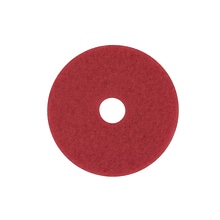 3M Red Buffer Floor Pad 5100, 19, 5/Carton (510019)
