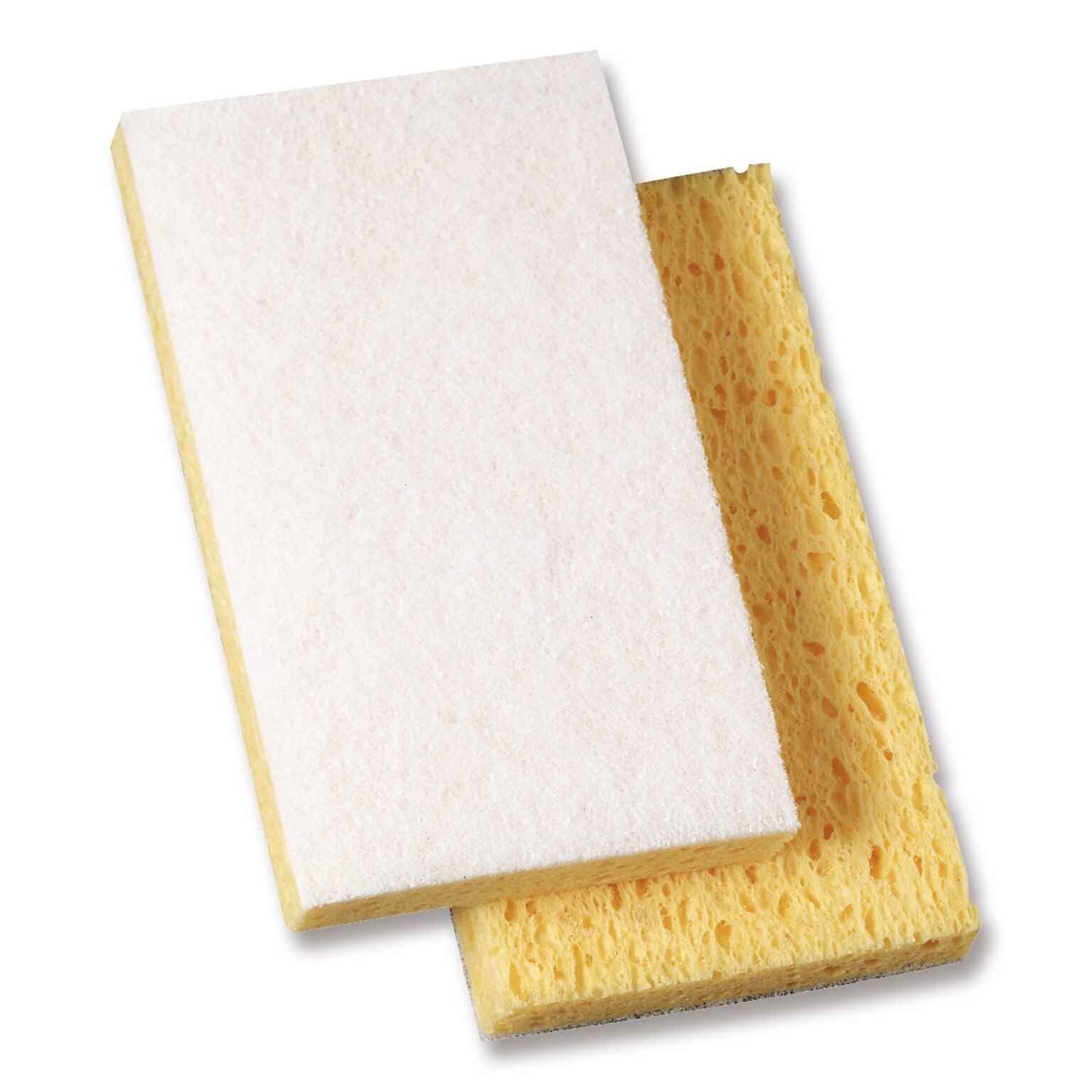 Scotch-Brite™ Light Duty Scrubbing Sponge with Scouring Pad, 6.1 x 3.6 x 0.7, 20/Case (63)
