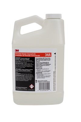 3M Peroxide Cleaner Concentrate, 0.5 Gallon, 4/Case (34A)