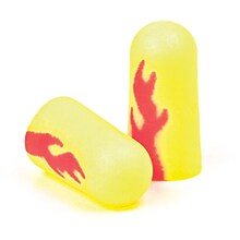 3M™ E-A-Rsoft™ Yellow Neon Blasts™ Earplugs, Uncorded, Poly Bag, Regular Size, 200 Pairs/Case (312-1
