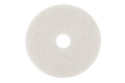 3M™ Low-Speed, White Super Polish Buffing Pad 4100, 24, 5/Case