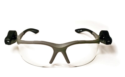 3M™ Light Vision™ 2 Protective Eyewear, Clear Anti-Fog Lens, Gray Frame, Lights (11476-00000-10)