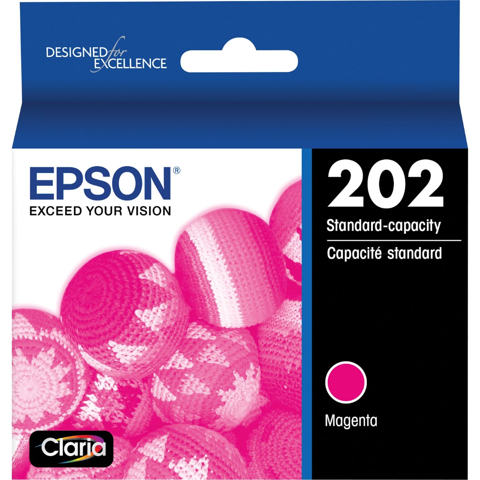 Epson 202 Magenta Ink Cartridge, Standard Yield