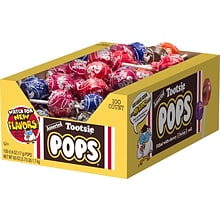 Tootsie Roll Pops Lollipops, Assorted Flavors, 60 oz., 100 Pieces (TOO508)