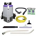 ProTeam Super Coach Pro 6 Backpack Vacuum, Gray/Purple (107308)