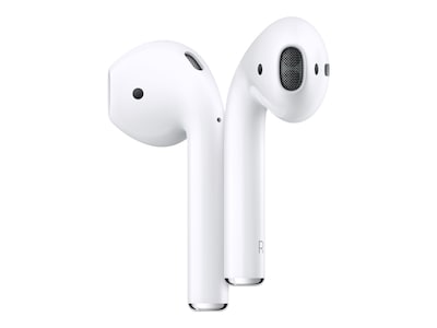 Apple AirPods (2nd Generation) Bluetooth Earbuds w/ Wireless Charging Case, White (MRXJ2AM/A)