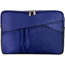 McKlein N Series AUBURN Nylon Laptop Sleeve for 15 Laptops, Navy (18327)