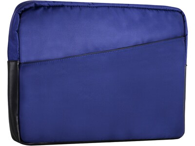 McKlein N Series AUBURN Nylon Laptop Sleeve for 15" Laptops, Navy (18327)