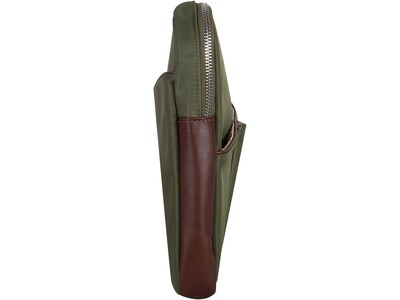 McKlein N Series AUBURN Nylon Laptop Sleeve for 15" Laptops, Green (18321)
