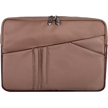 McKlein N Series CRESCENT Nylon Laptop Sleeve for 14 Laptops, Khaki (18334)