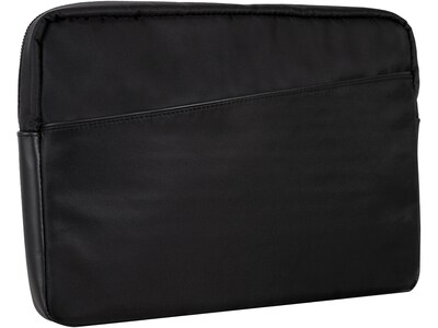 McKlein N Series CRESCENT Nylon Laptop Sleeve for 14" Laptops, Black (18335)