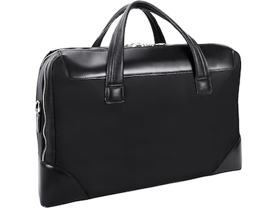 McKleinUSA N Series HARPSWELL Nylon Pocket Briefcase, Black (18565)