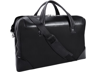 McKleinUSA N Series HARPSWELL Nylon Pocket Briefcase, Black (18565)