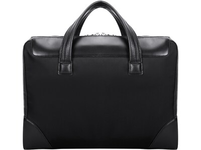 McKleinUSA N Series HARPSWELL Nylon Pocket Briefcase, Black (18565)