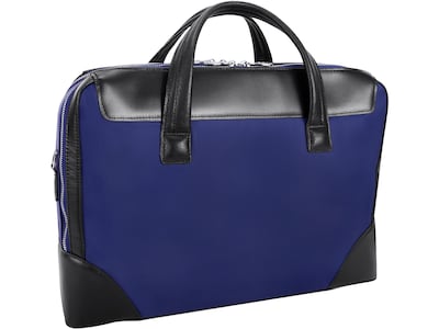 McKleinUSA N Series HARPSWELL Nylon Pocket Briefcase, Navy (18567)