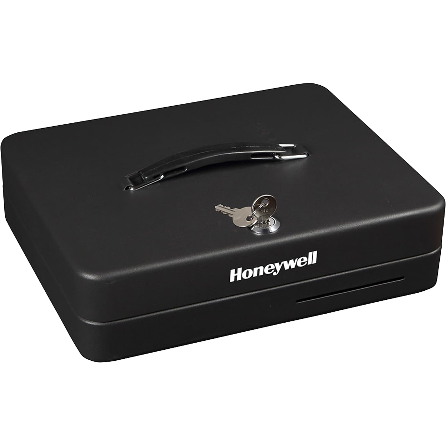 Honeywell Deluxe Cash Security Box, 13 Compartments, Black (6113)