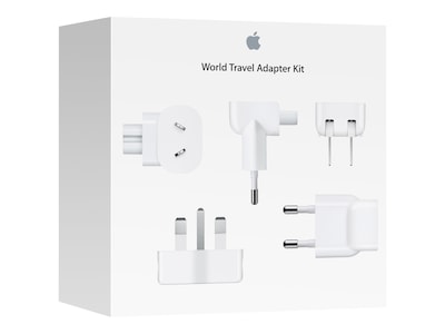 Apple A/C Adapter Kit for iPhone/iPad/iPod Touch, White (MD837AM/A)