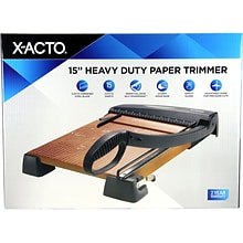 X-ACTO Heavy Duty 15 Guillotine Trimmer, Gray/Brown (26315)
