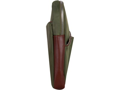 McKleinUSA N Series CRESCENT Nylon Laptop Sleeve for 14" Laptops, Green (18331)