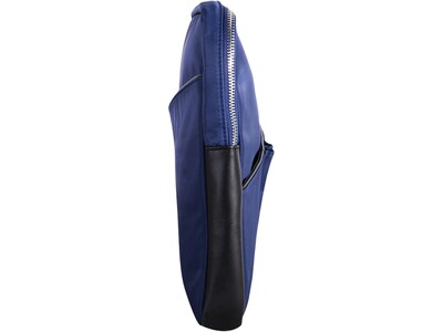 McKleinUSA N Series CRESCENT Nylon Laptop Sleeve for 14" Laptops, Navy (18337)