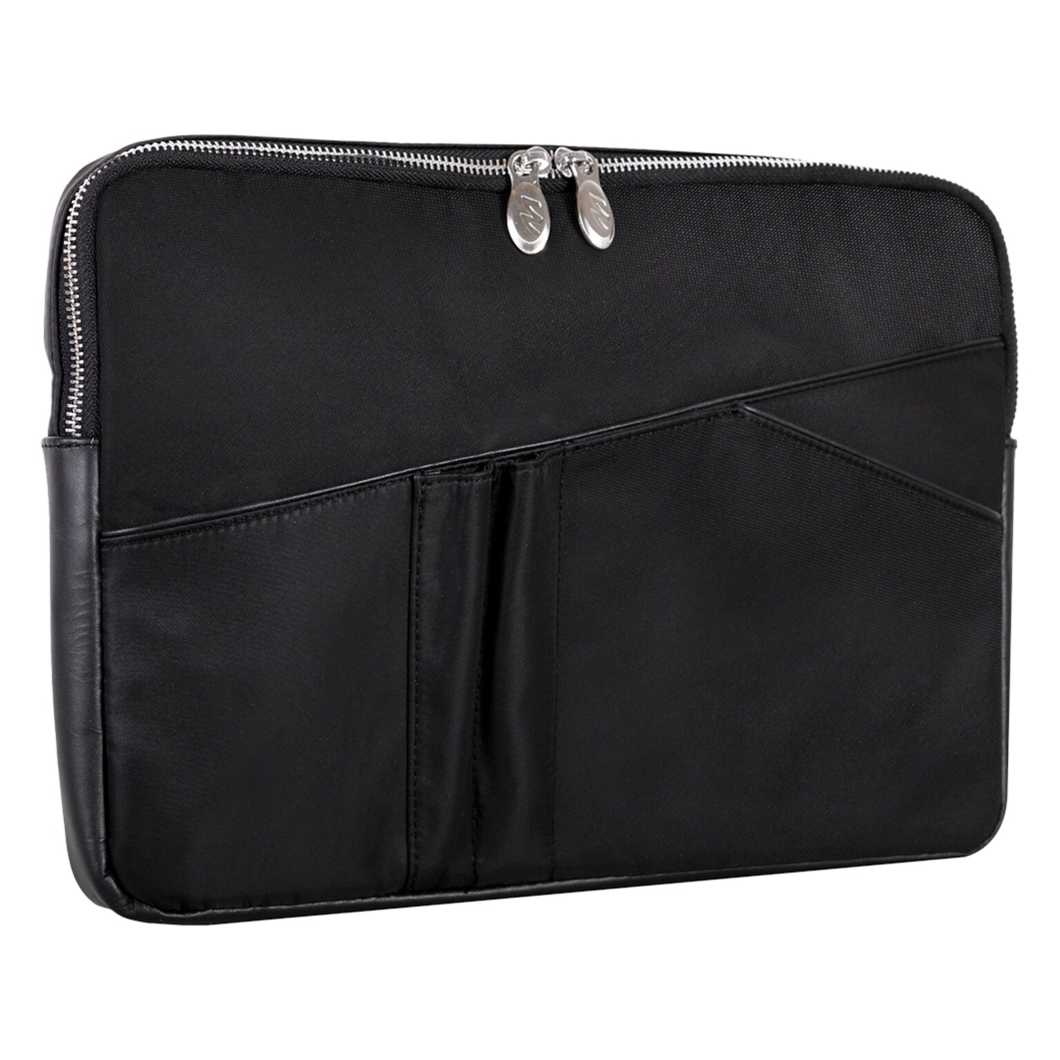McKleinUSA N Series AUBURN Nylon Laptop Sleeve for 15 Laptops, Black (18325)
