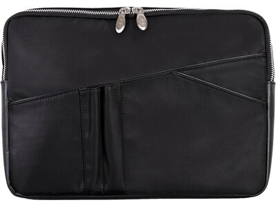 McKleinUSA N Series AUBURN Nylon Laptop Sleeve for 15" Laptops, Black (18325)