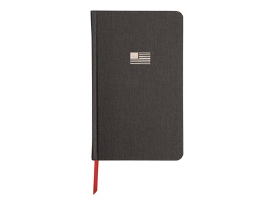 Oxford USA Fabric Journal, 5.25 x 8.25, Charcoal Gray (57540)