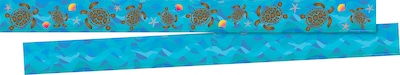 Barker Creek Kai Ola Sea Turtles 35 x 3 Double-sided Border, 12/Pack (BC915)